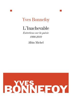 cover image of L'Inachevable